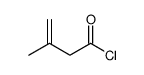 3-Butenoyl chloride, 3-Methyl-结构式