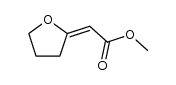 2-methoxycarbonylmethylidenetetrahydrofuran结构式
