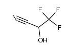 3,3,3-trifluoro-2-hydroxypropanenitrile Structure