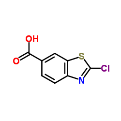 2-氯-6-苯并噻唑羧酸结构式