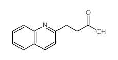 3-喹啉-2-丙酸结构式