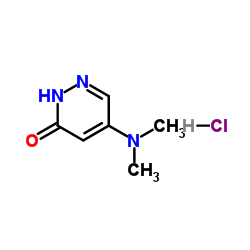 5-(二甲基氨基)哒嗪-3(2H)-酮盐酸盐结构式