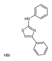 phenyl-(4-phenyl-thiazol-2-yl)-amine, hydrobromide Structure