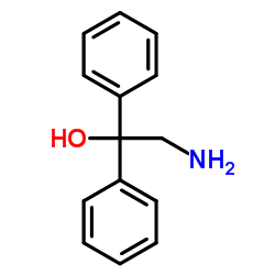 2-Amino-1,1-diphenylethanol Structure