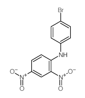 N-(4-bromophenyl)-2,4-dinitro-aniline结构式