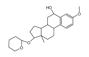 (8R,9S,13S,14S,17S)-3-methoxy-13-methyl-17-(oxan-2-yloxy)-6,7,8,9,11,12,14,15,16,17-decahydrocyclopenta[a]phenanthren-6-ol Structure