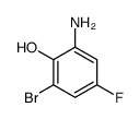 2-AMino-6-broMo-4-fluorophenol结构式