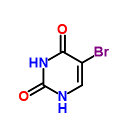 5-溴脲嘧啶结构式