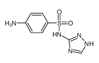 Benzenesulfonamide, 4-amino-N-1H-1,2,4-triazol-3-yl- (9CI) Structure