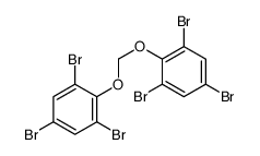 1,1'-[methylenebis(oxy)]bis[2,4,6-tribromobenzene] Structure