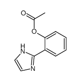 1-acetoxy-2-(1H-imidazol-2-yl)-benzene Structure