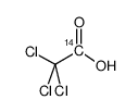 trichloroacetic acid, [1-14c] Structure