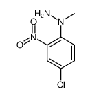 1-(4-氯-2-硝基苯基)-1-甲基肼结构式