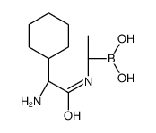 [(1R)-1-[[(2S)-2-amino-2-cyclohexylacetyl]amino]ethyl]boronic acid Structure
