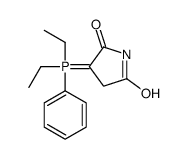3-[diethyl(phenyl)-λ5-phosphanylidene]pyrrolidine-2,5-dione结构式