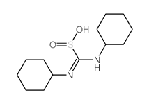 (cyclohexylamino)-cyclohexylimino-methanesulfinic acid Structure