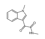 (1-methyl-indol-3-yl)-glyoxylic acid methylamide Structure