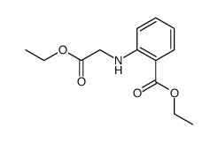 N-ethoxycarbonylmethyl-anthranilic acid ethyl ester Structure