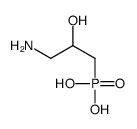 (3-amino-2-hydroxypropyl)phosphonic acid Structure