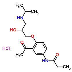醋丁洛尔杂质J结构式