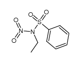 N-ethyl-N-nitro-benzenesulfonamide Structure