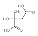 2-hydroxy-2-methyl-butanedioic acid结构式