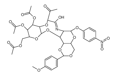 2-Acetamido-2-deoxy-4,6-O-(4-methoxybenzylidene)-3-O-(2,3,4,6-tetra-O-acetyl-β-D-galactopyranosyl)-4-nitrophenyl-α-D-galactopyranoside picture