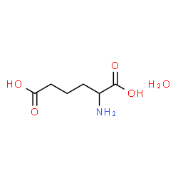 Aminoadipic acid (monohydrate) Structure