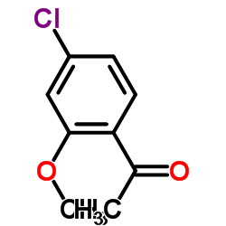 1-(4-Chloro-2-methoxyphenyl)ethanone Structure