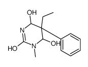 5-ethyl-4,6-dihydroxy-1-methyl-5-phenyl-1,3-diazinan-2-one Structure