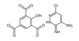 6-chloropyridazine-3,4-diamine,2,4,6-trinitrophenol Structure