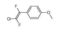 (Z)-1-chloro-1,2-difluoro-2-(4-methoxyphenyl)ethene结构式