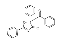 5-benzoyl-2,5-diphenyl-1,3-oxazol-4-one Structure