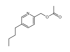 2-Acetoxymethyl-5-butylpyridin结构式