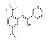 N-[2,5-bis(trifluoromethyl)phenyl]pyridine-3-carboxamide Structure