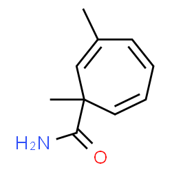 2,4,6-Cycloheptatriene-1-carboxamide,1,3-dimethyl-,stereoisomer(9CI) Structure