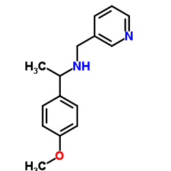 [1-(4-METHOXY-PHENYL)-ETHYL]-PYRIDIN-3-YLMETHYL-AMINE structure