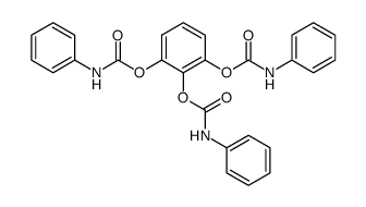 1,2,3-tris-phenylcarbamoyloxy-benzene结构式