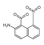 1,8-dinitronaphthalen-2-amine Structure