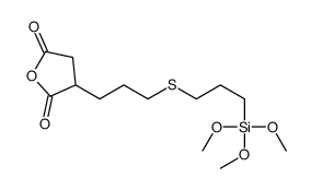 3-[3-(3-trimethoxysilylpropylsulfanyl)propyl]oxolane-2,5-dione结构式