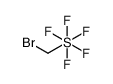 (Bromomethyl)pentafluorosulfur(VI)结构式
