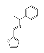 N-Furfurylidene-(+/-)-α-methylbenzylamine Structure