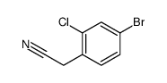 2-氯-4-溴苯基乙腈结构式