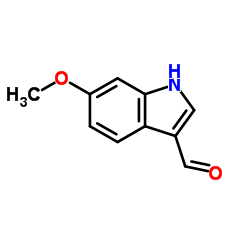 6-Methoxyindole-3-carboxaldehyde Structure