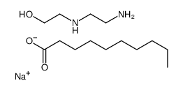 sodium,2-(2-aminoethylamino)ethanol,decanoate Structure