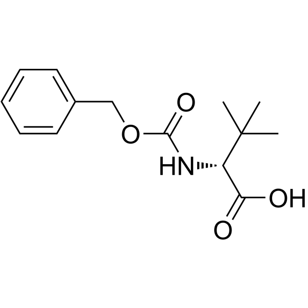 Cbz-D-tert-leucine structure