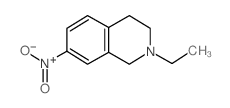 2-乙基-7-硝基-1,2,3,4-四氢异喹啉结构式