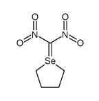 Tetramethyleneselenonium dinitromethylide结构式