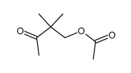 4-(acetyloxy)-3,3-dimethyl-2-butanone Structure
