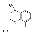 (R)-8-Fluorochroman-4-amine hydrochloride Structure
